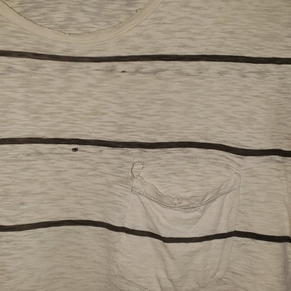 Rogues Gallery distressed striped pocket t-shirt - Picture 6 of 7